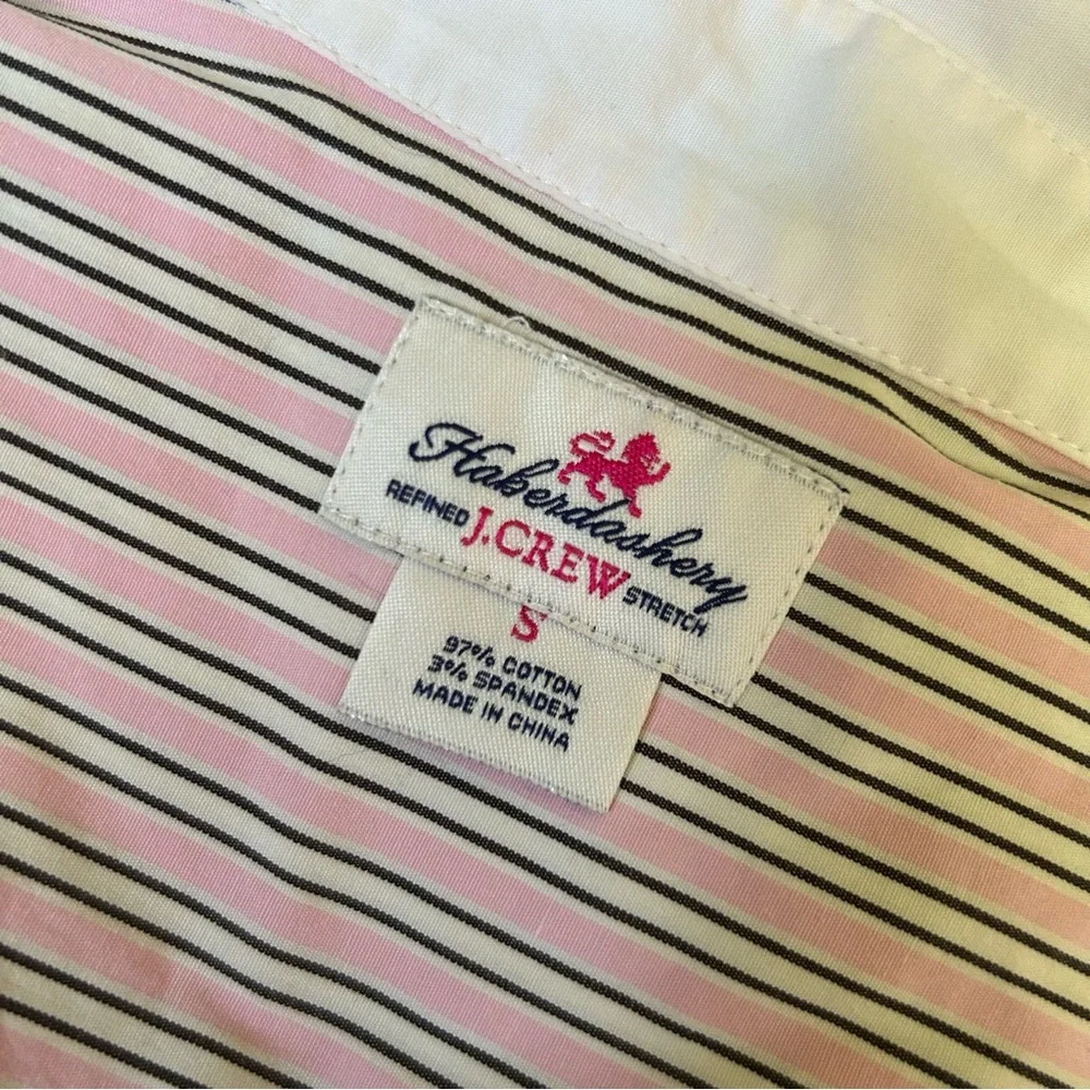 Pink Pinstripe J. Crew Button Up - Picture 17 of 17